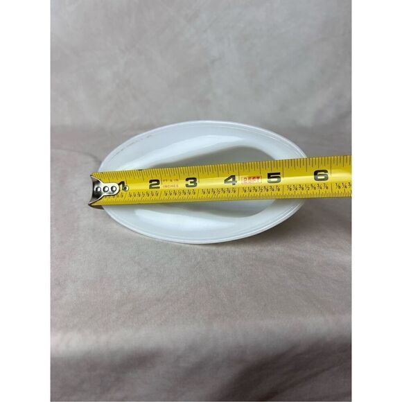 Flaccus Milk Glass Rabbit Top Covered Dish - Picture 6 of 6